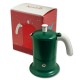 Cafetière italienne vert / blanc 3 tasses TOUS FEUX ANG3INDXMASGREEN - ANGELINA MADE IN ITALY