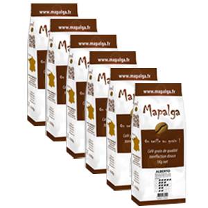 Café grain ALBERTO BIO - 1 Kg - MAPALGA - MAPALGA CAFES