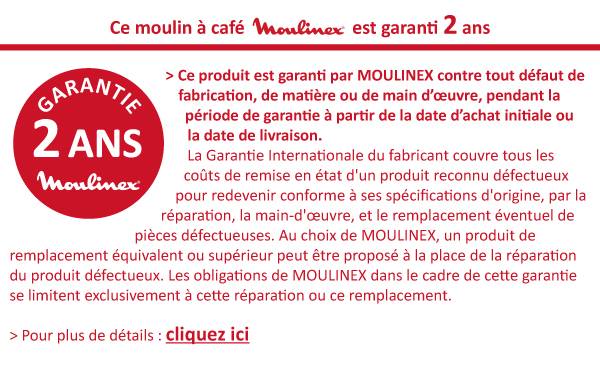 Moulinex AR110830 Moulin à Grain Électrique Dehli Café Épices Fruits Secs  Moudre 180W Noir
